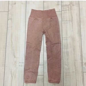 Free People Pants - NWOT Free People Movement Taupe/Pink Leggings Free People Pants - NWOT Free People Movement Taupe/Pink Leggings